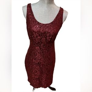 Glitter Red Dress